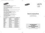 Samsung LE23R32B Manual de usuario