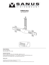 Sanus Systems VisionMount VMA202 El manual del propietario