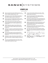 Sanus Systems VMPL50 Manual de usuario