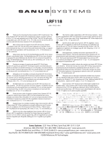 Sanus Systems LRF118-B1 Manual de usuario