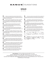 Sanus Sanus Steel AV Foundations SFA29 Manual de usuario