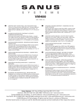 Sanus Systems VM400 Manual de usuario