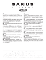 Sanus Systems VMDD26 Manual de usuario