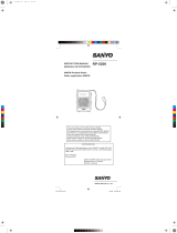 Sanyo RP-5200 Manual de usuario
