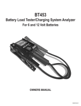 Schumacher Electric BT453 Battery Load Tester/Charging System Analyzer El manual del propietario