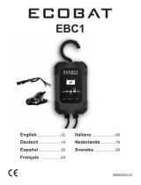 Schumacher ECOBAT EBC1 Automatic Battery Maintainer El manual del propietario