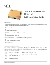 SEH ThinPrint Gateway TPG120 Guía de instalación