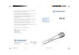 Sennheiser MD 42 Manual de usuario