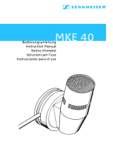 Sennheiser MKE 40 Manual de usuario
