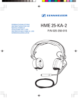 Sennheiser HME 25-KA-2 Manual de usuario