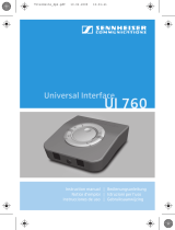 Sennheiser UI 760 Manual de usuario
