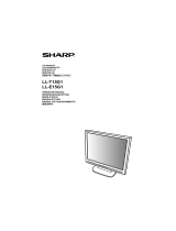 Sharp Computer Monitor LL-T15G1 Manual de usuario