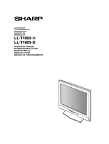 Sharp LL-T1803-H Manual de usuario