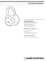 Audio-Technica Audio Technica® Noise Cancelling Headphones  El manual del propietario