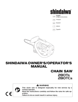 Shindaiwa 280TCS Manual de usuario