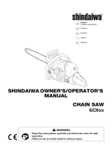 Shindaiwa 601SX Manual de usuario