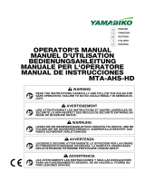 Shindaiwa MTA-AHS-HD Manual de usuario