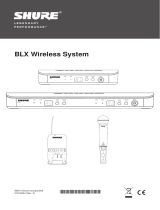 Shure BLX24R/SM58 S8 Wireless System mit Handsender Manual de usuario