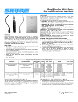 Shure Microflex MX202WP/C Manual de usuario