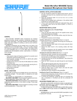 Shure MX400SE Manual de usuario