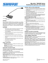 Shure MX400D Manual de usuario