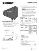 Shure PA805 Manual de usuario