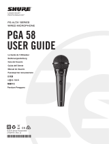 Shure PGA58 Manual de usuario