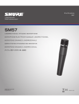 Shure SM57 Manual de usuario