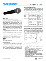 Shure SM 58 Mikrofon Dreier Bundle Manual de usuario