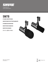 Shure SM7B Dynamic Vocal Microphone Manual de usuario