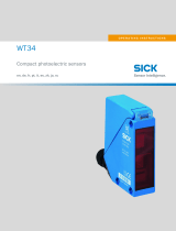 SICK WT34 Compact photoelectric sensors Instrucciones de operación