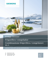 Siemens Free-standing fridge-freezer Manual de usuario
