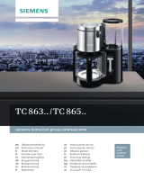 Siemens TC863 Serie Manual de usuario