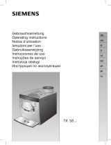 Siemens TK58001 El manual del propietario