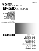 Sigma EF-530 DG SUPER EO-TTL II Manual de usuario