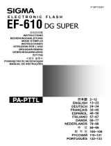 Sigma EF-610 DG SUPER - Manual de usuario