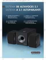 Silvercrest 2.1 Speaker System Manual de usuario