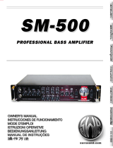 SMc Audio SM-500SM-500 Manual de usuario
