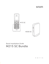 Snom M215SC Quick Installation Guide