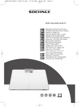 Soehnle Body Balance Slim F 4 Manual de usuario