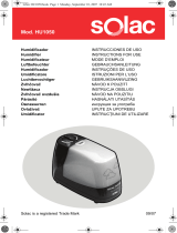 Solac HU1050 El manual del propietario