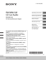 Sony CDX-G1301U Manual de usuario