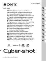 Sony cyber shot dsc h55 Manual de usuario