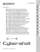 Sony Cyber-Shot DSC H55 Guía del usuario