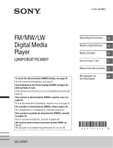 Sony DSX-A410BT Manual de usuario