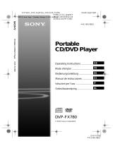 Sony DVP-FX780B El manual del propietario