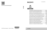 Sony α 3000 Manual de usuario