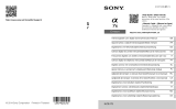 Sony A7S Manual de usuario
