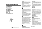 Sony MDR CD780 Manual de usuario