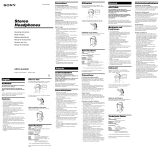 Sony MDR SA5000 Manual de usuario